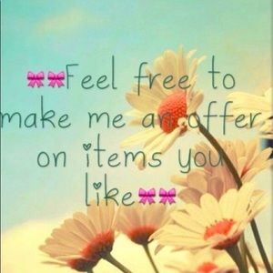 Make me a reasonable offer ❤️😀